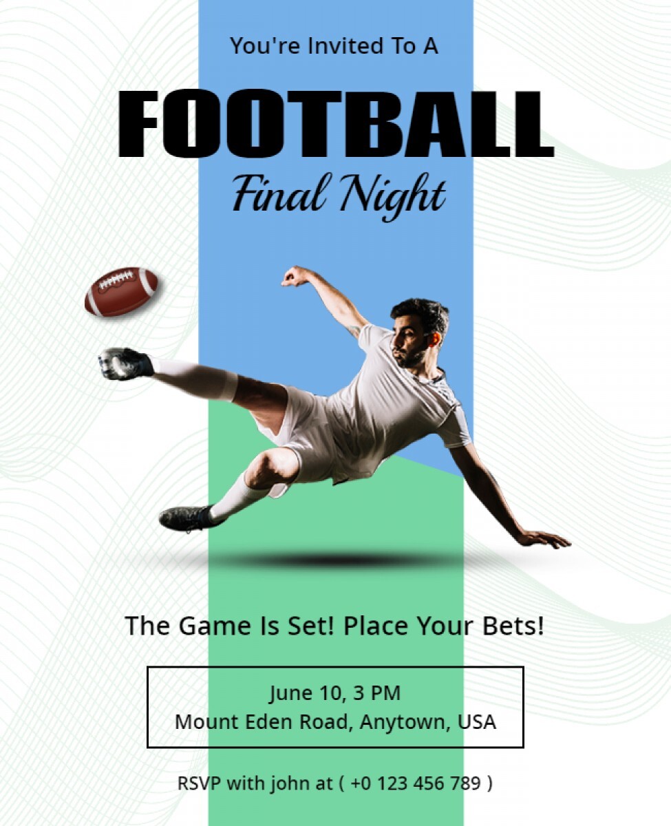 football tournament poster