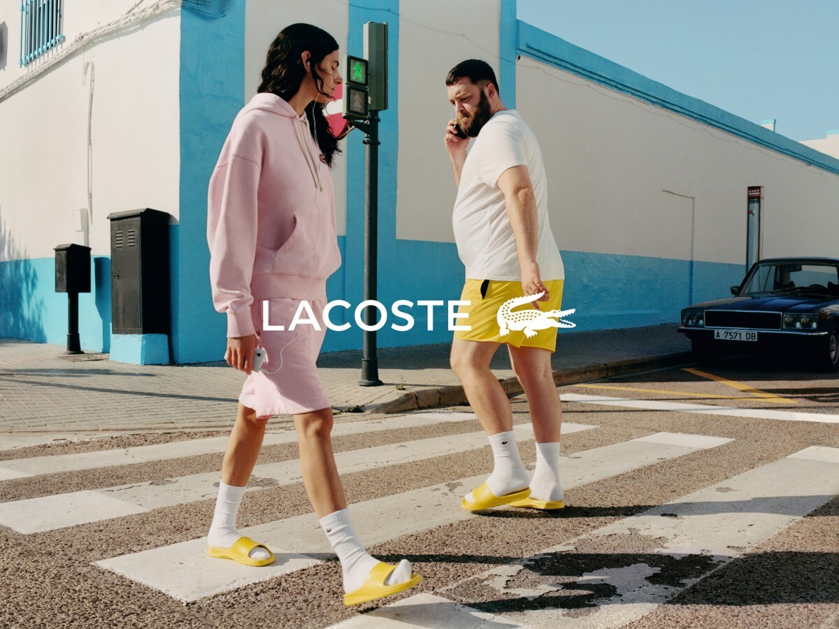 Lacoste "Socks Sandals by Golden Award of Montreux 2023