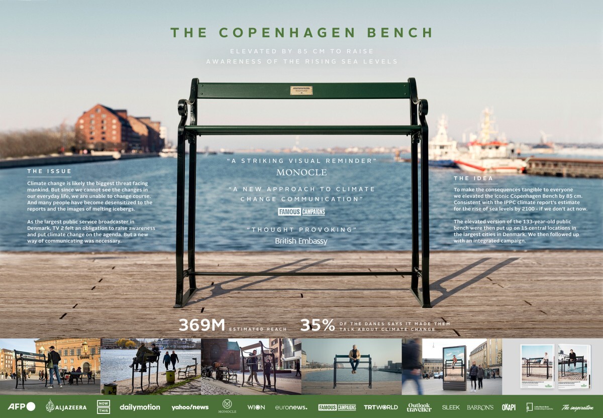 TV 2 Denmark - The Copenhagen Bench by Epica Awards 2022