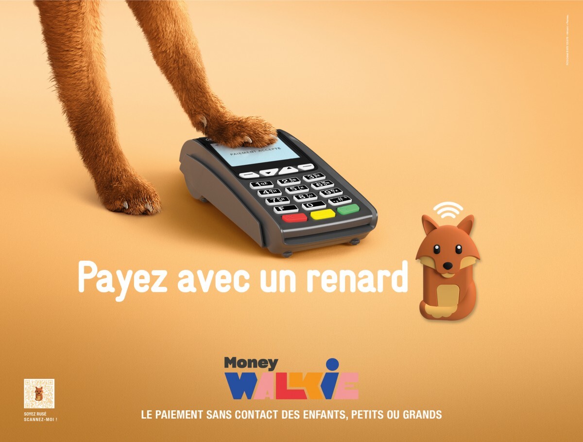 Porte monnaie sans contact glace - Money Walkie