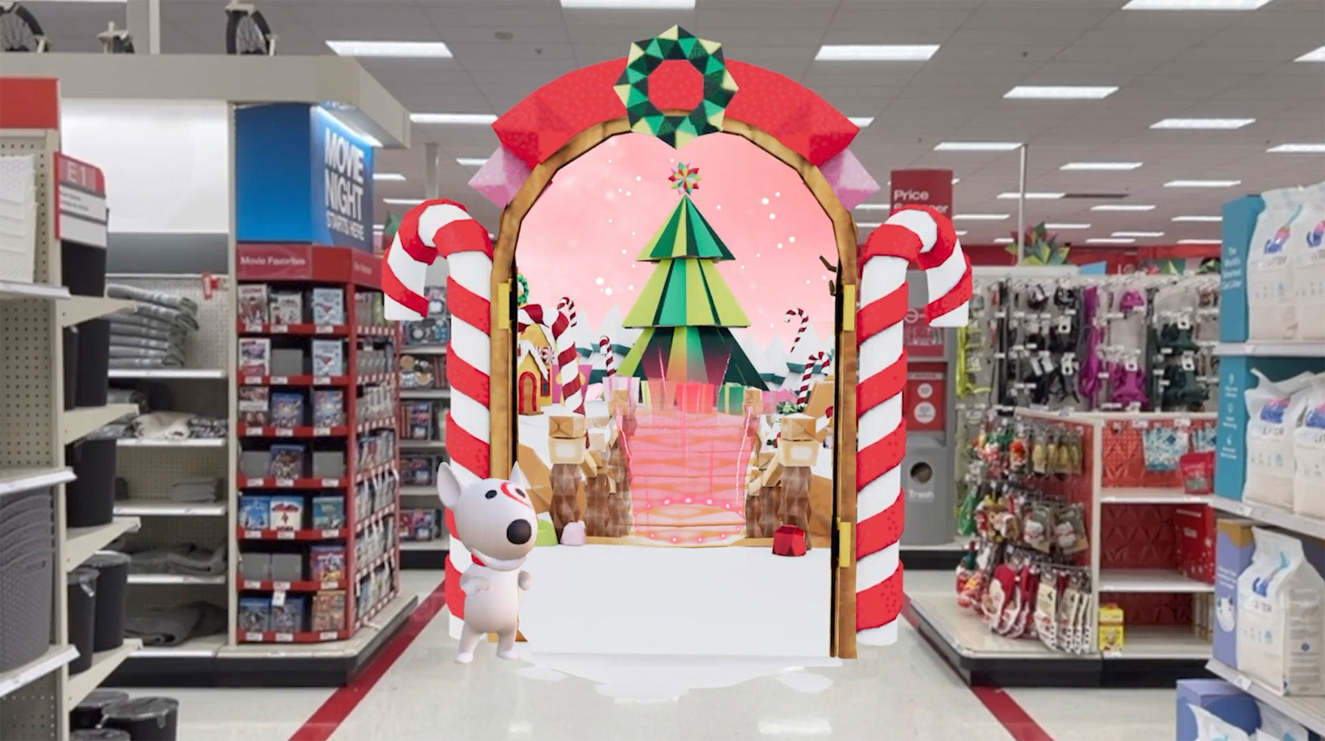 Bullseye’s AR Holiday Adventure For Target In-Store Experience