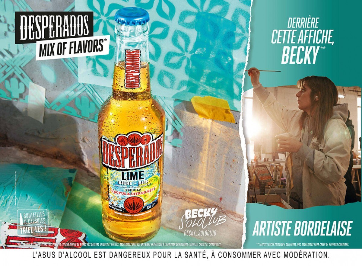 Print ad: Desperados: Mojito in 2023