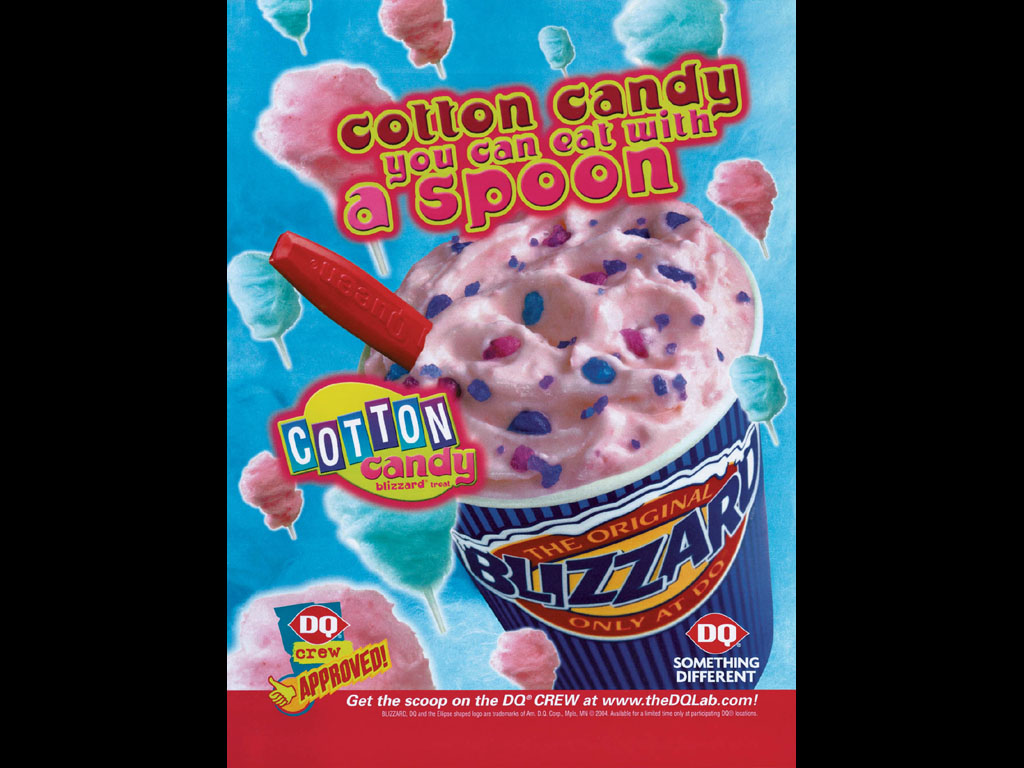 Mystiry Misty slush; Cotton Candy Blizzard "N/A"