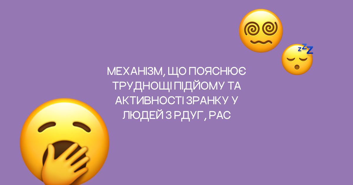 Нейрофізіологія важкого ранку або "Ваш кортизол запізнюється!"