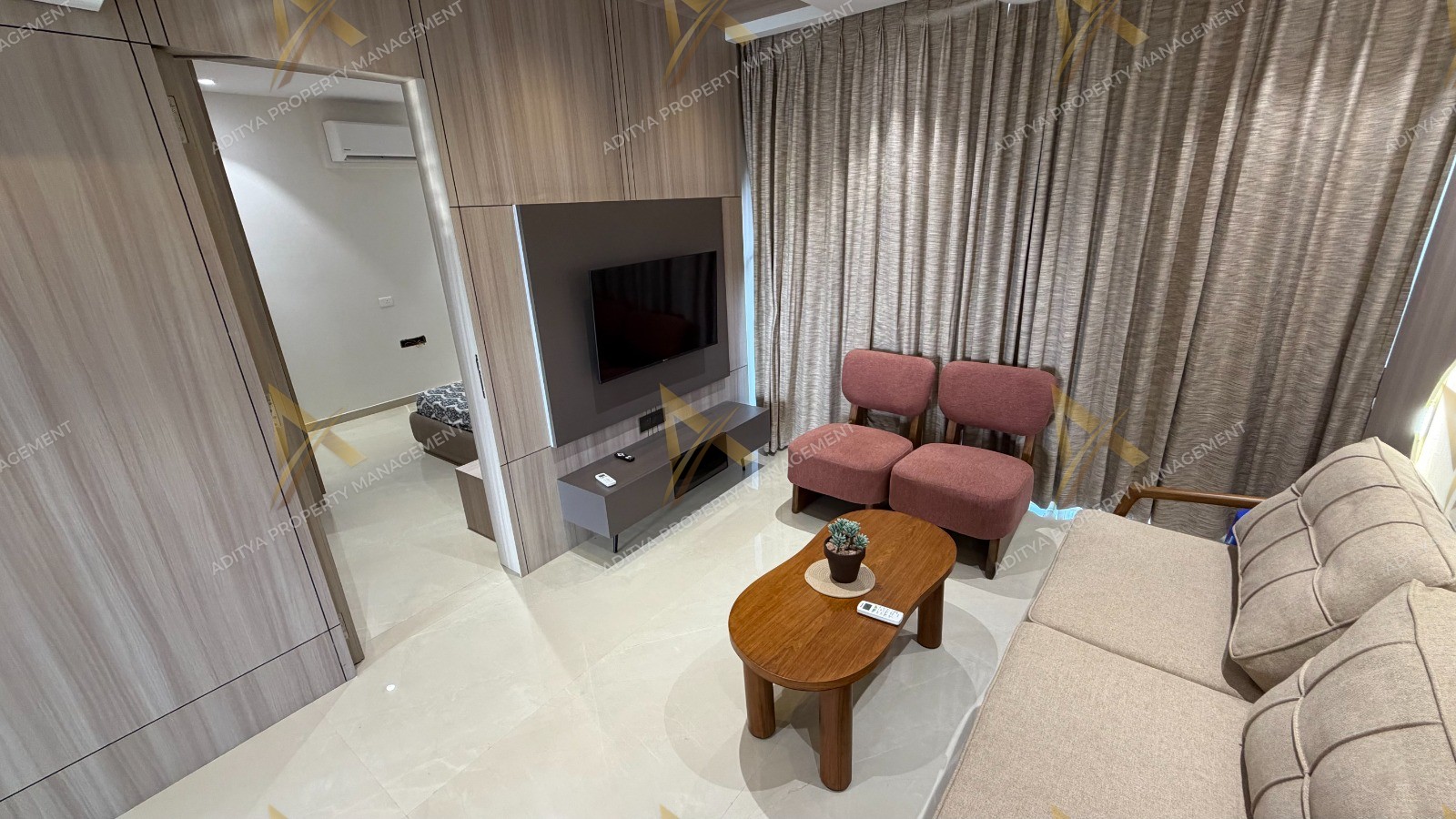 2 BHK Flat For Rent | Lavish Interior - Dumas, Surat.