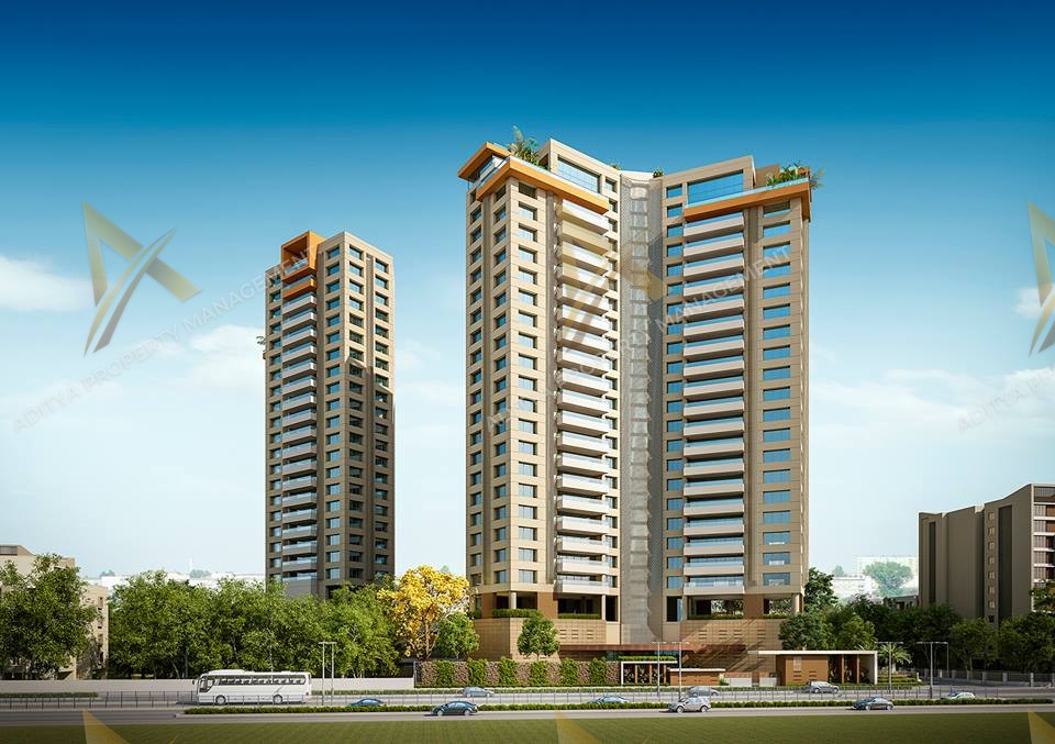 Ultra Luxury 5 BHK Riverfront Residences on Pal Main Road, Surat.