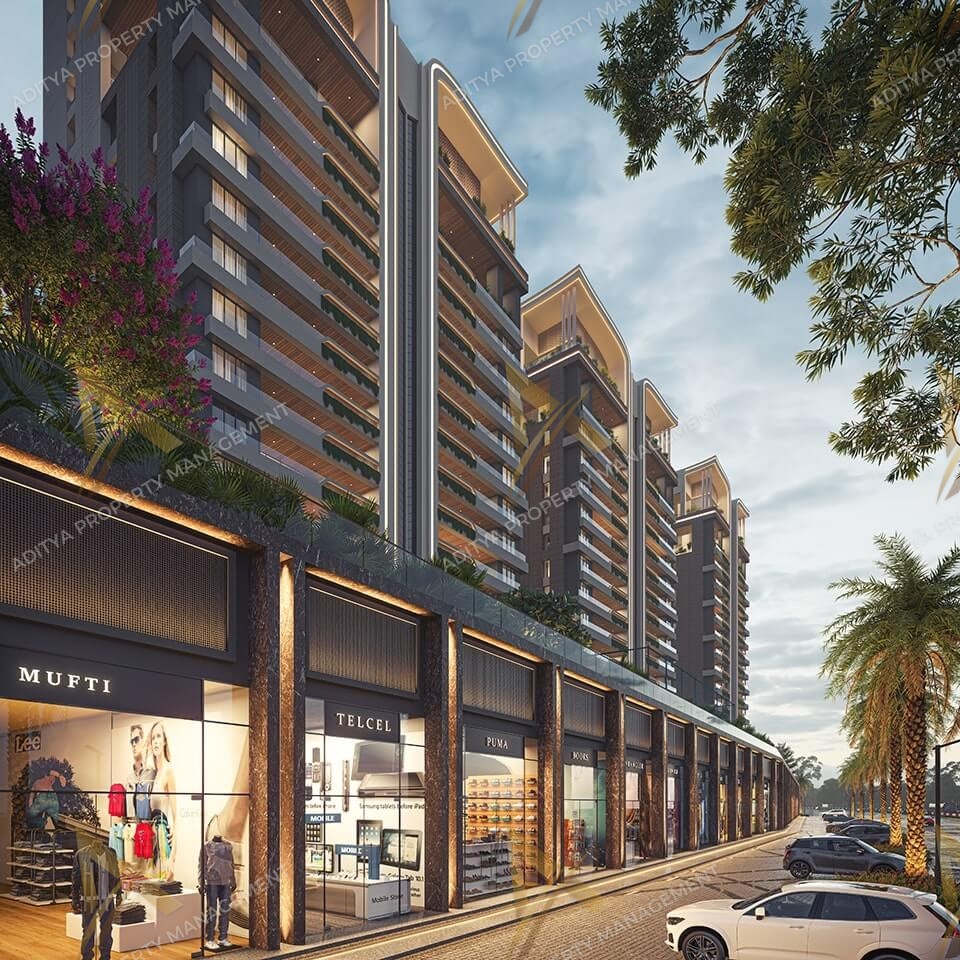 Ground Floor Showroom For Rent - Roongta Estella, Vesu, Surat.
