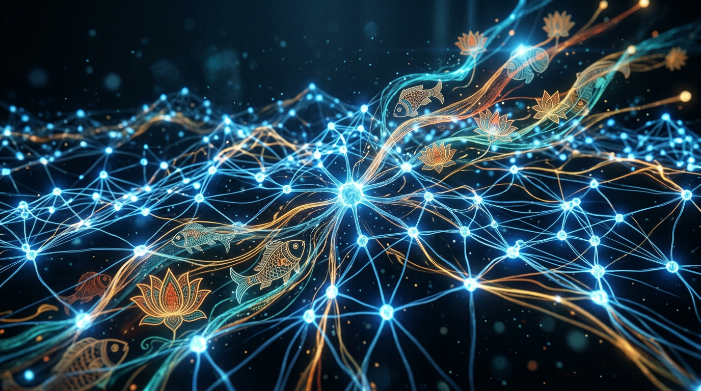 Fig. 2 — AI models analyze thousands of images to learn the underlying 'grammar' of an art style.