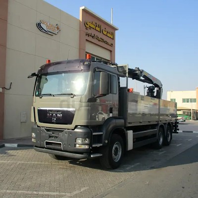 MAN TGS 26.480 6X2 TRUCK WITH BLOCK CRANE 2012