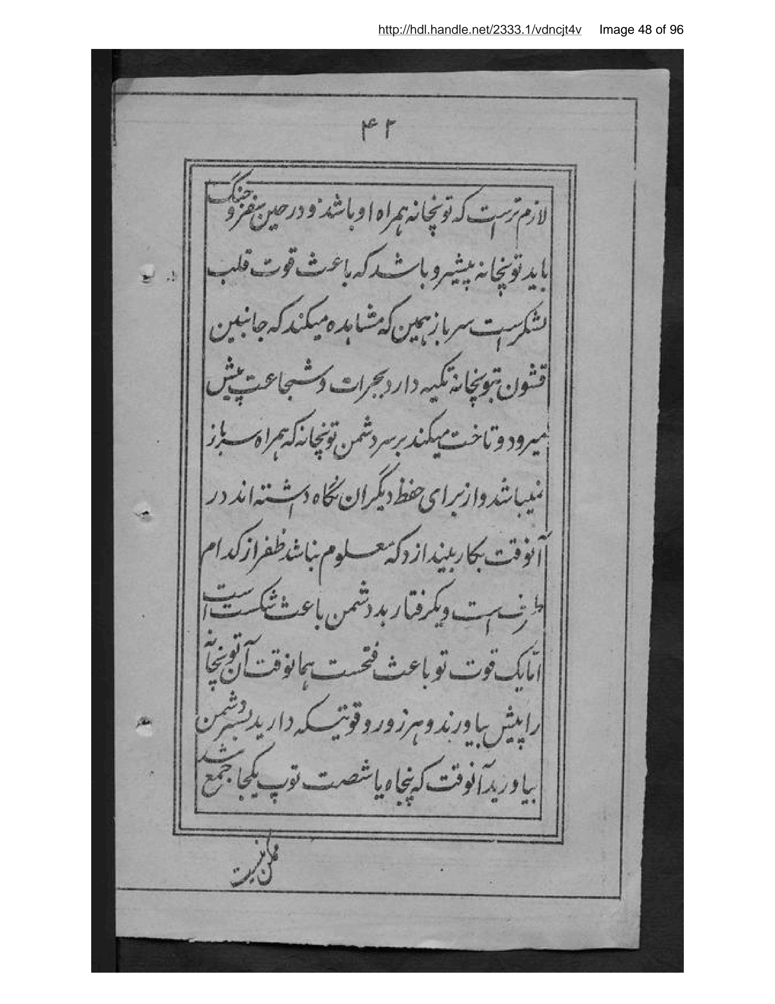 Page 49 of Tuzūk-i Nāpulīūn-i Avval