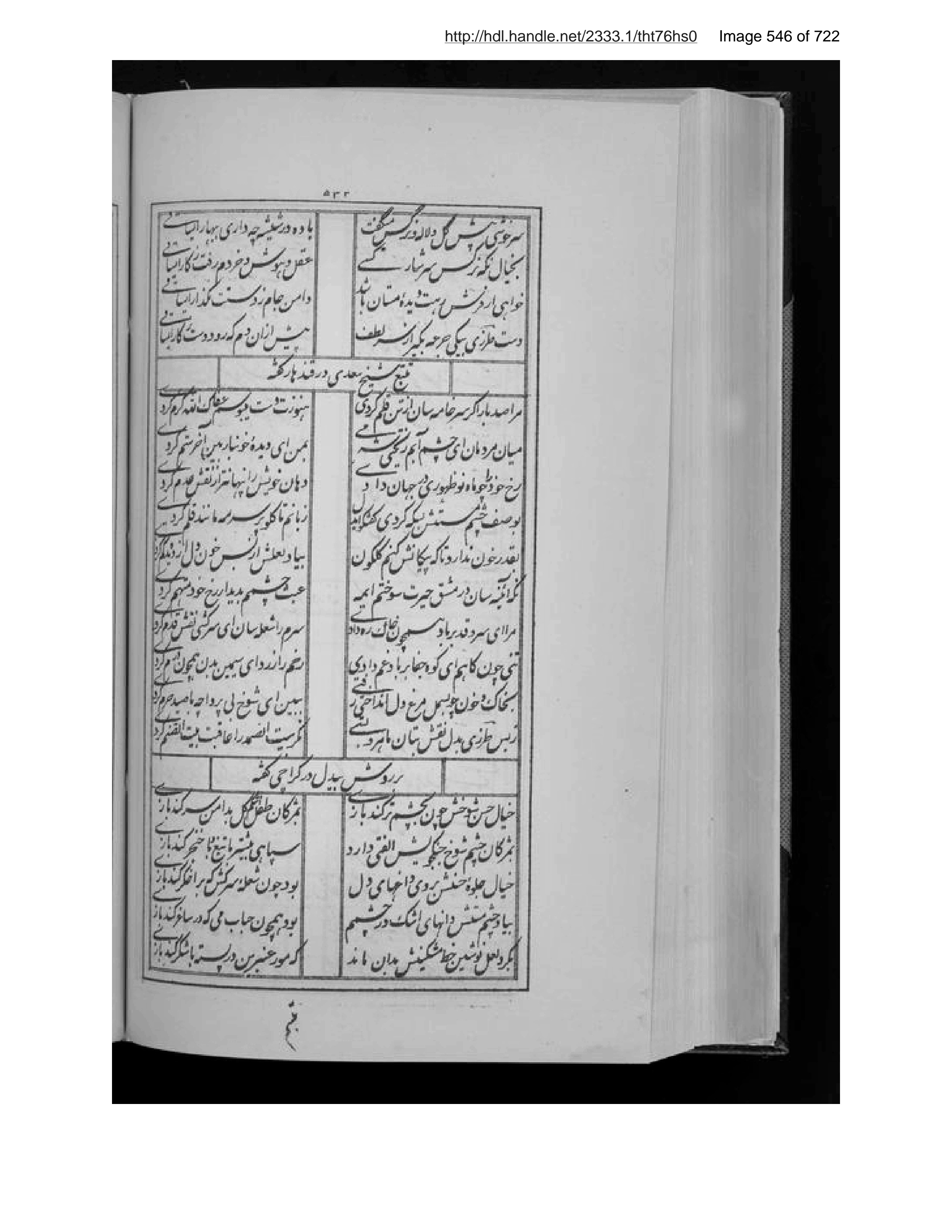 Scanned page 547 of al-Musammá bi-dīvān-i janāb-i Ṭarzī Ṣāḥib Afghān bi-saʻyi va ihtimām-i Muḥammad Anvar Khān