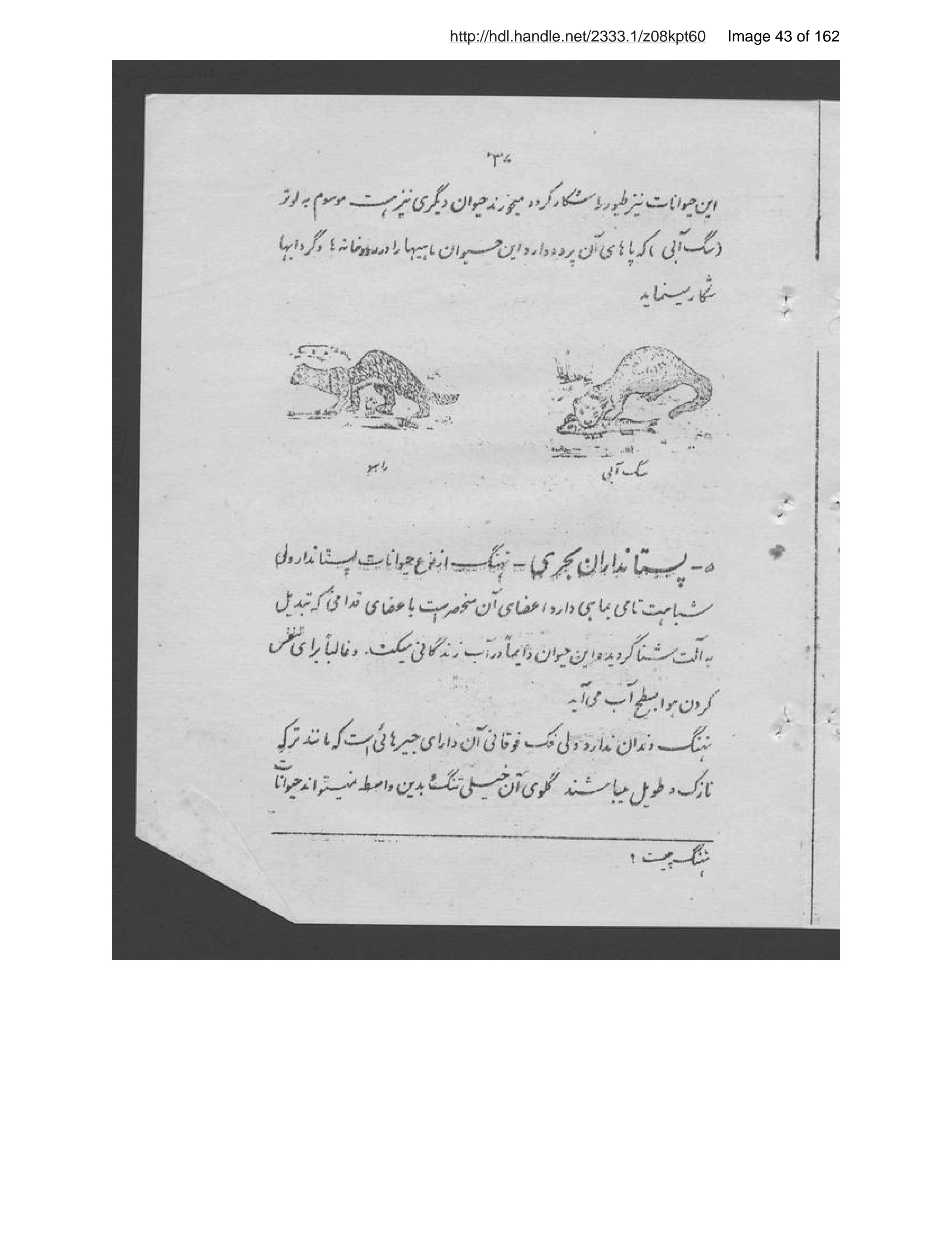 Page 44 of ʻIlm al-ashyā bar̄-yi jamāʻat-i sāl-i panjum va shishum makātib-i ibtidāʻi