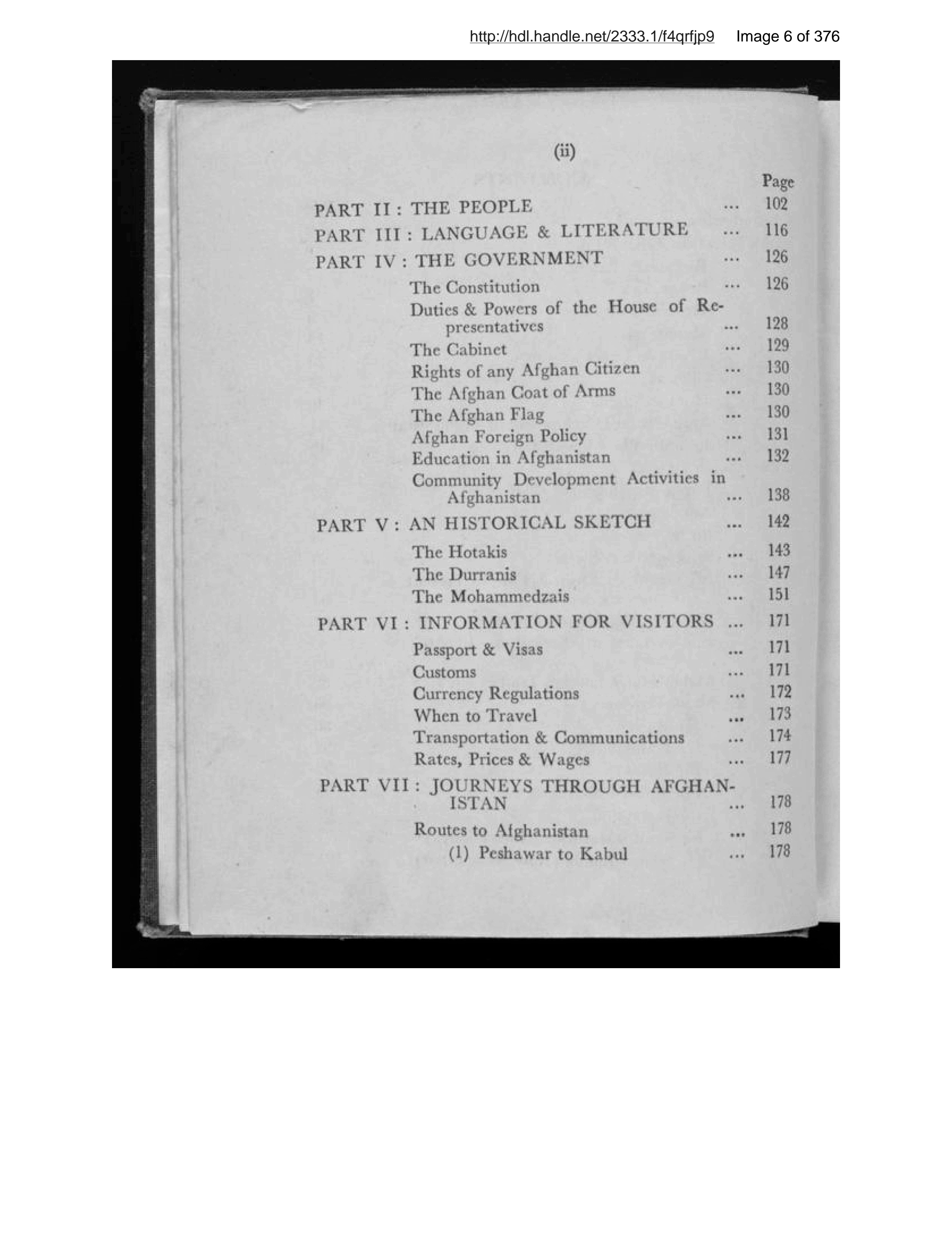 Page 7 of new guide to Afghanistan