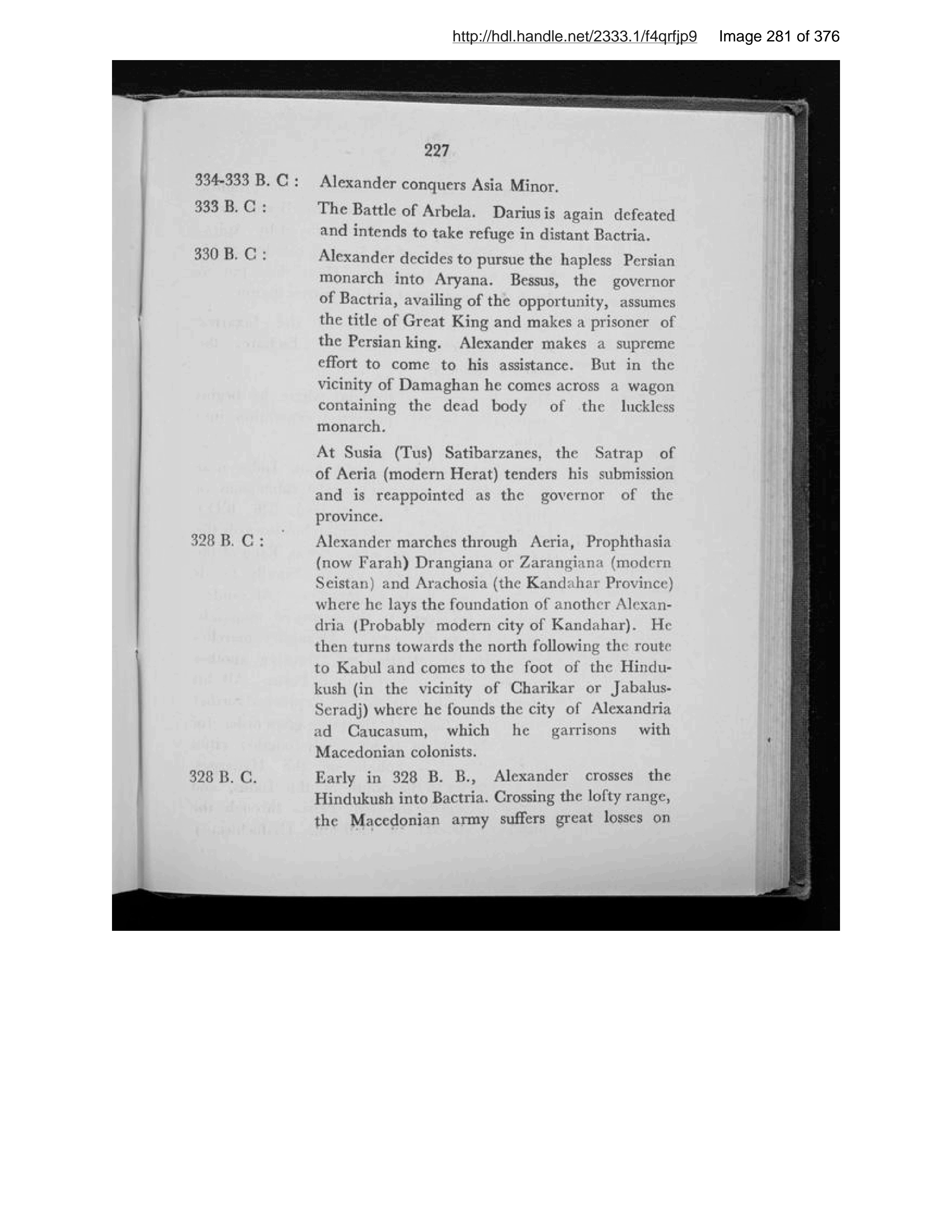 Scanned page 282 of new guide to Afghanistan