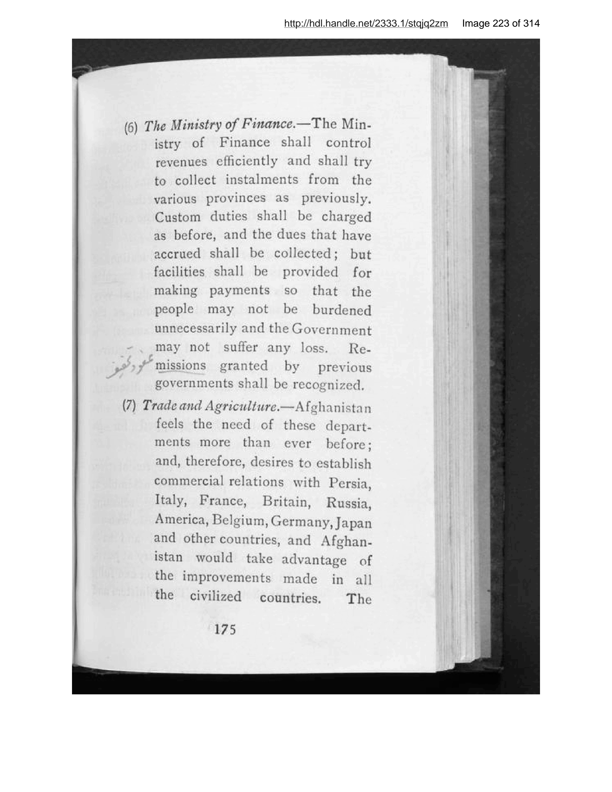 Scanned page 224 of Progressive Afghanistan