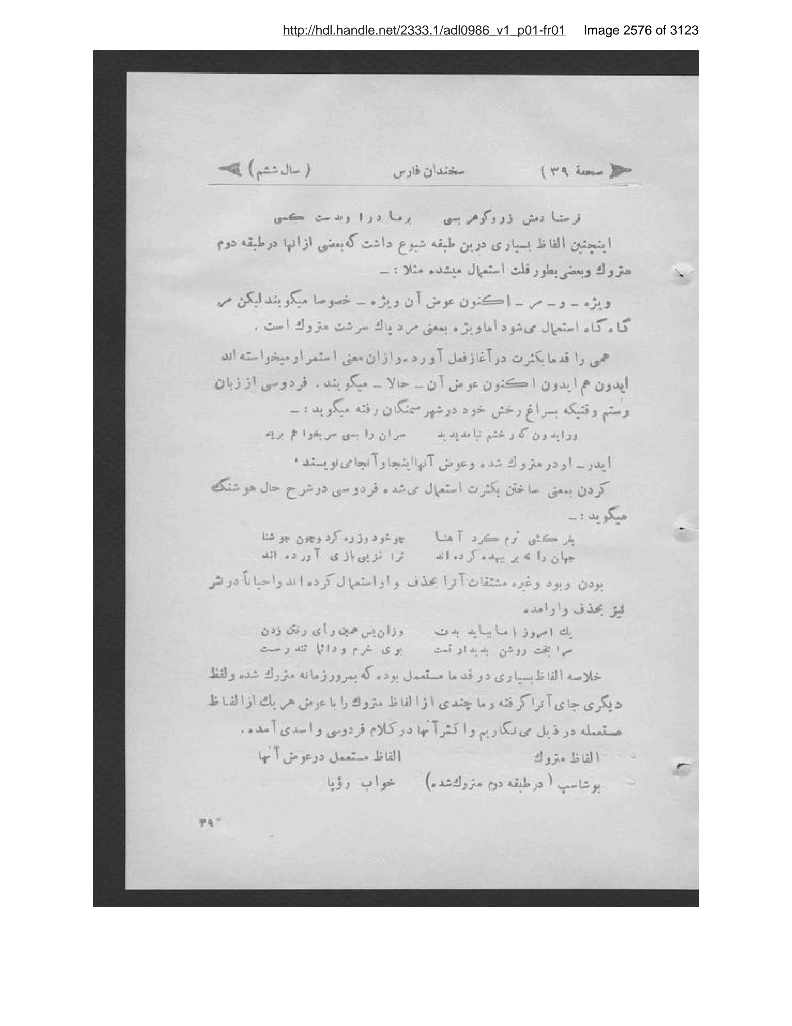 Scanned page 2577 of Kābul ʻilmī, adabī, ijtimāʻī, tārīkhī