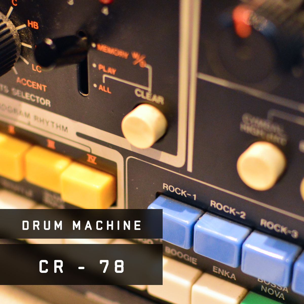 Vintage Drum Machine: CR78