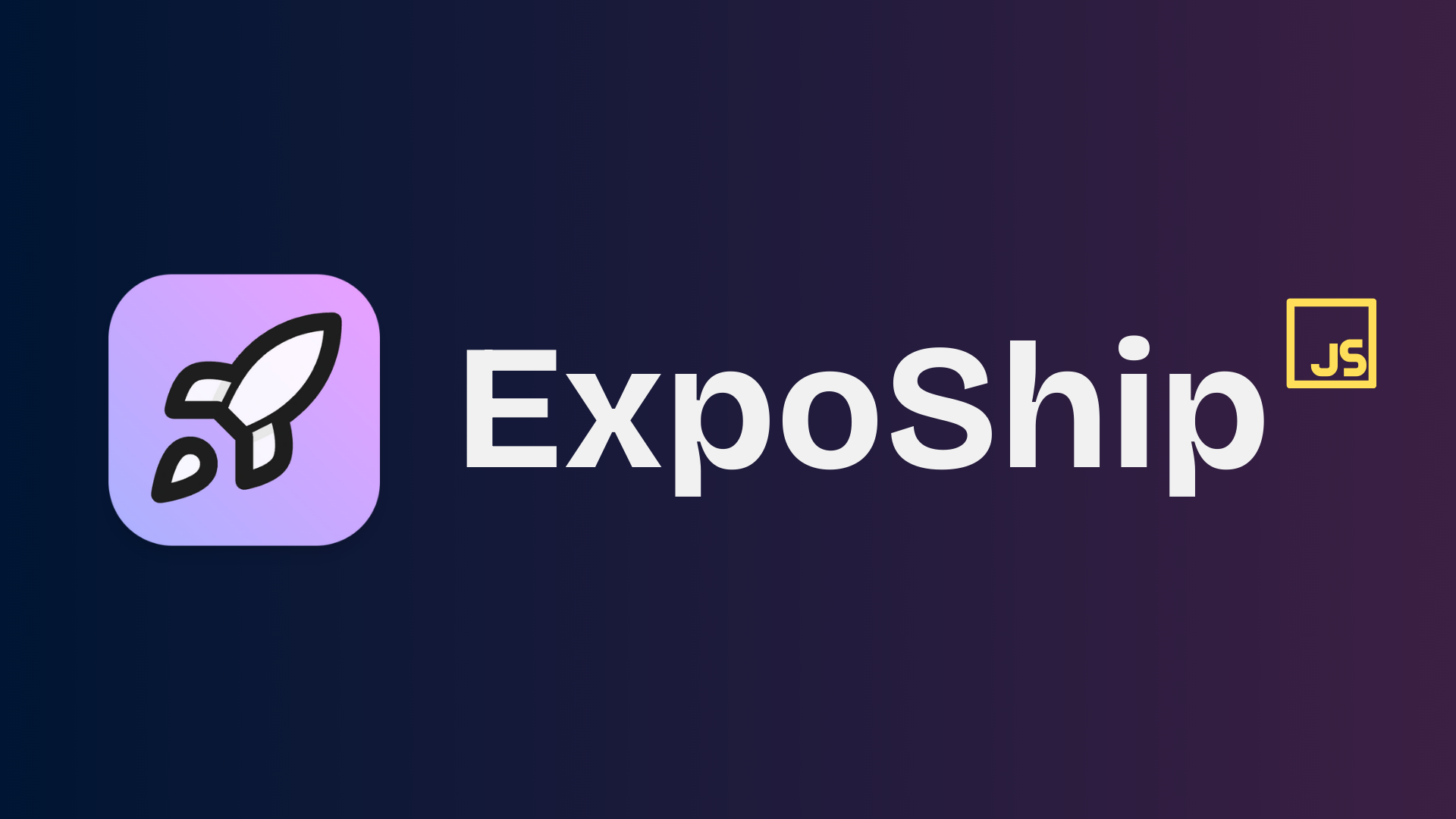 ExpoShip JavaScript - React Native boilerplate