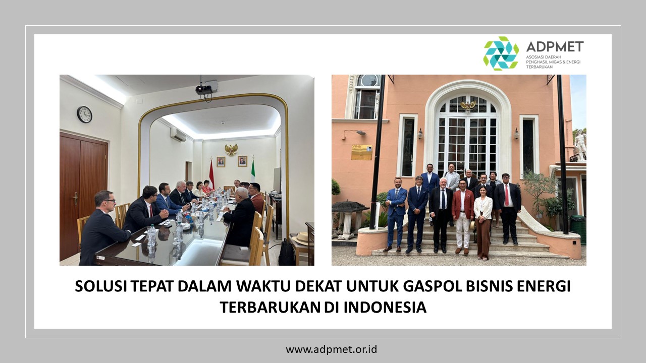 SOLUSI TEPAT DALAM WAKTU DEKAT UNTUK GASPOL BISNIS ENERGI TERBARUKAN DI INDONESIA