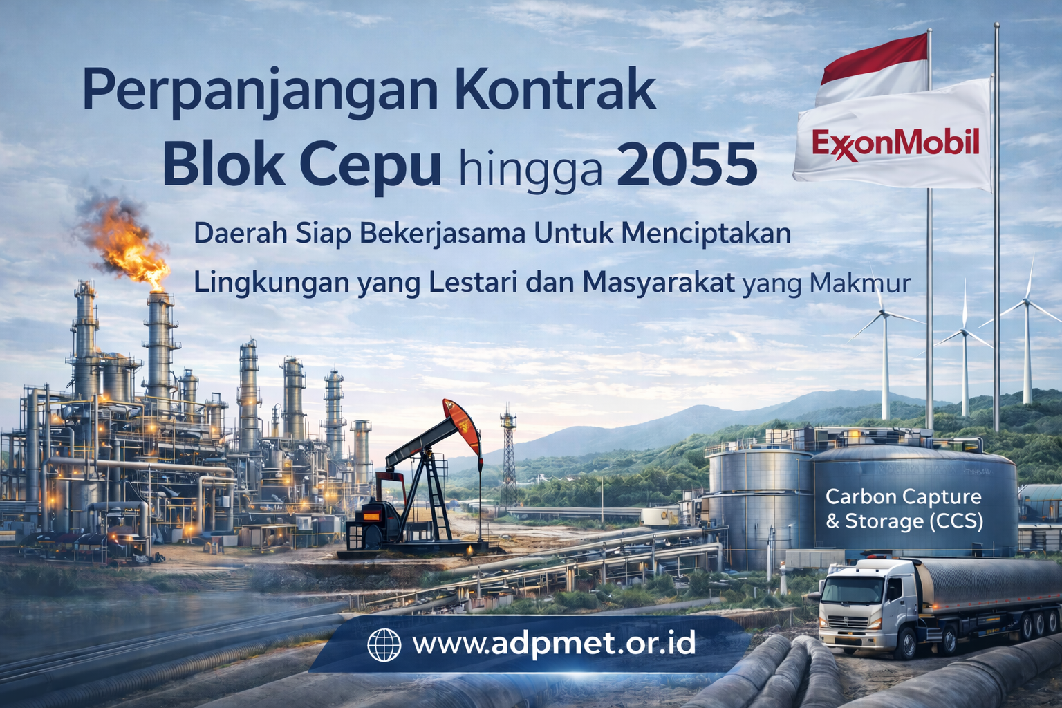 Pemerintah Perpanjang Kontrak ExxonMobil di Blok Cepu hingga 2055, ADPMET: Produksi Berkelanjutan Harus Sejalan dengan Kelestarian Lingkungan dan Kesejahteraan Daerah