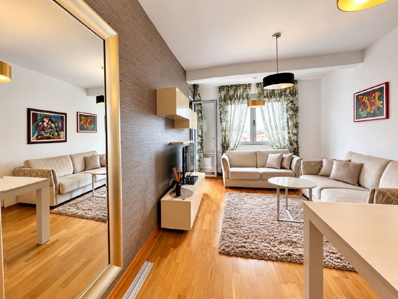1-bedroom apartment 51 m² for yearly rent, 5th floor with lift, 500 m from the sea — Rozino, Budva 3