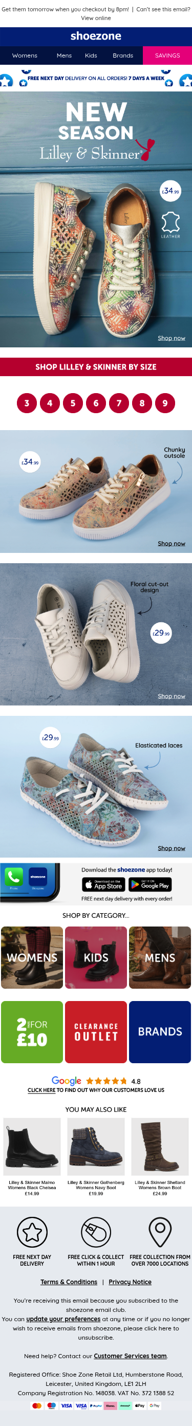 shoezone: Shop NEW in Lilley & Skinner styles inside…