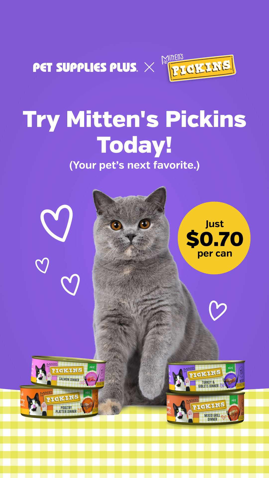 Pet Supplies Plus creative