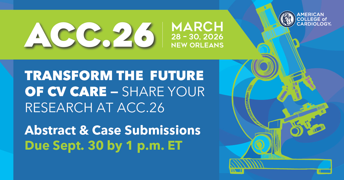 American College of Cardiology creative