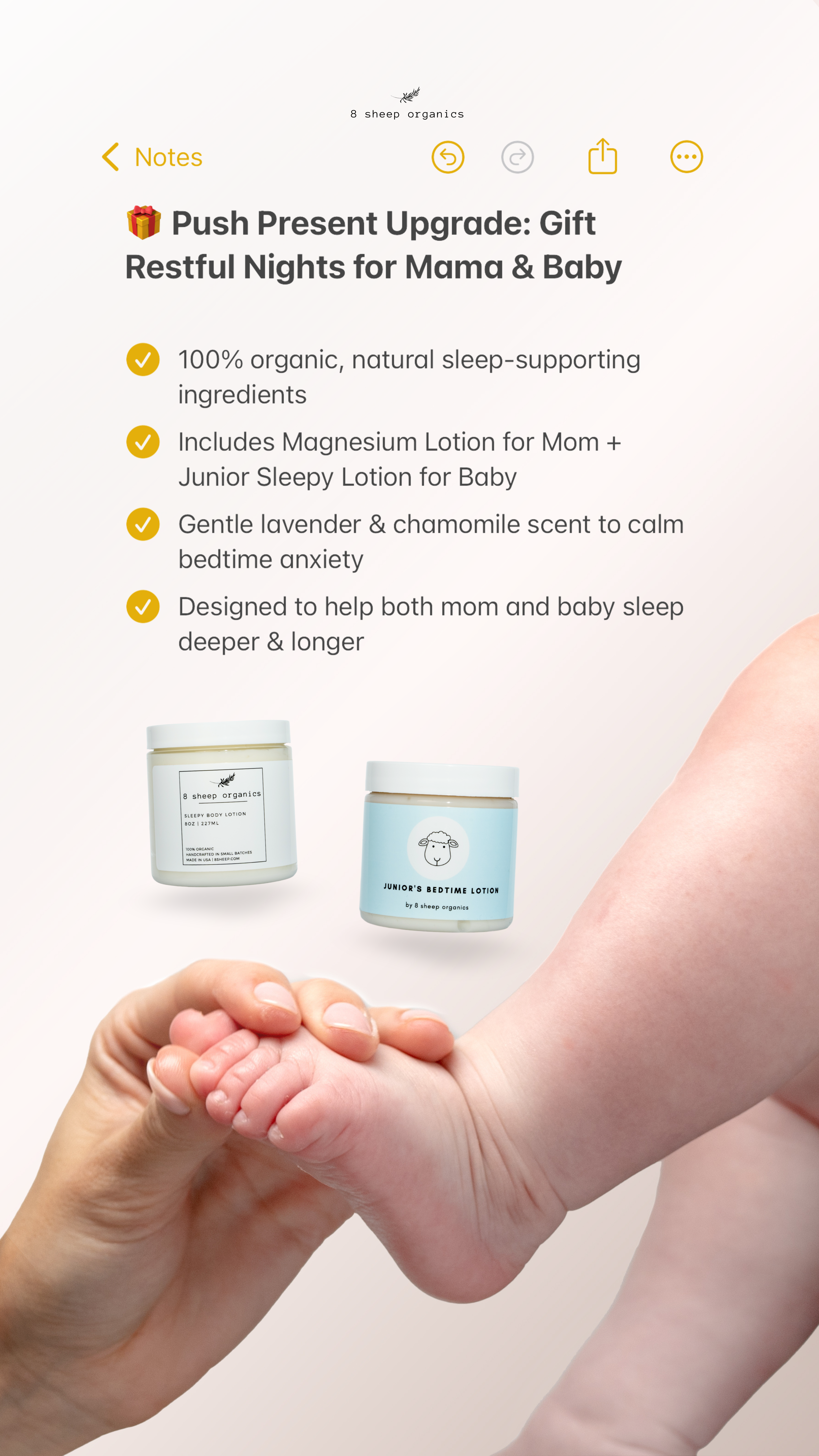 8 Sheep Organics creative