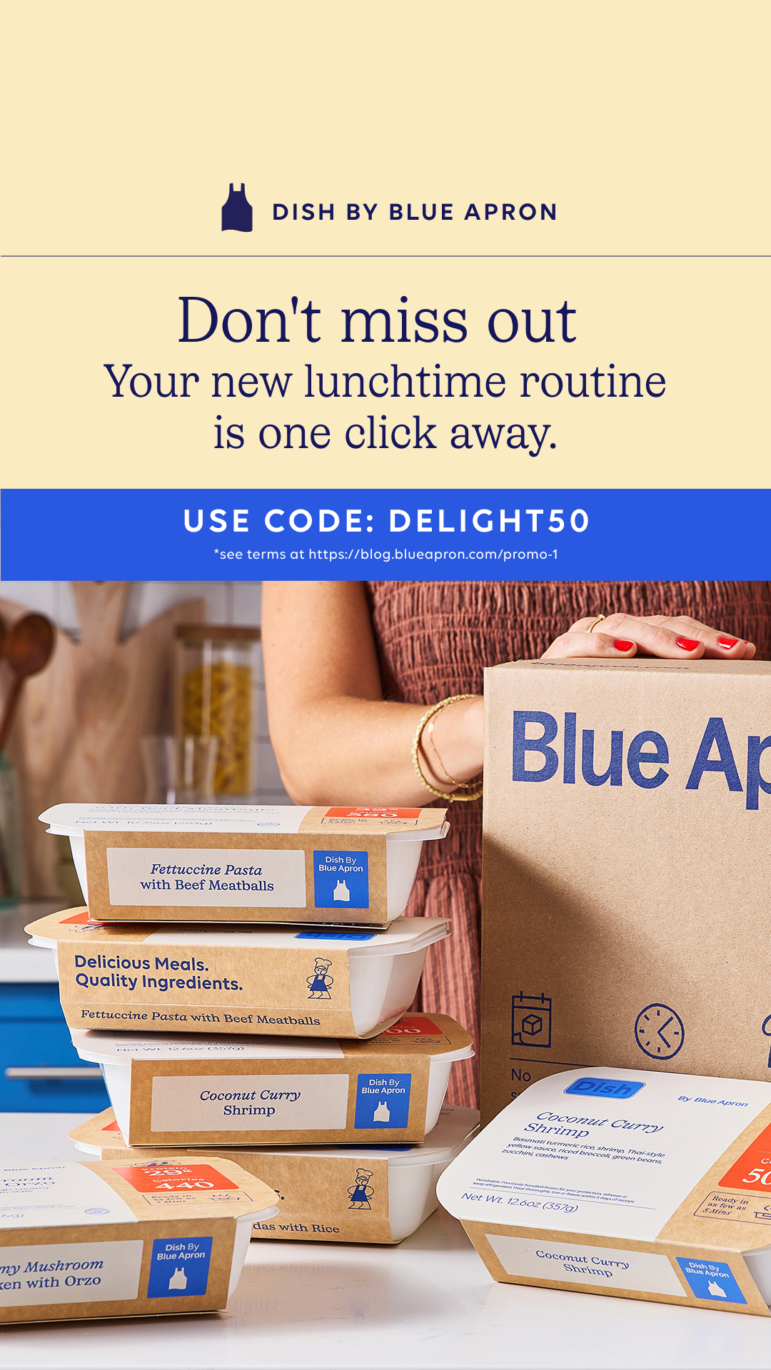 Blue Apron creative