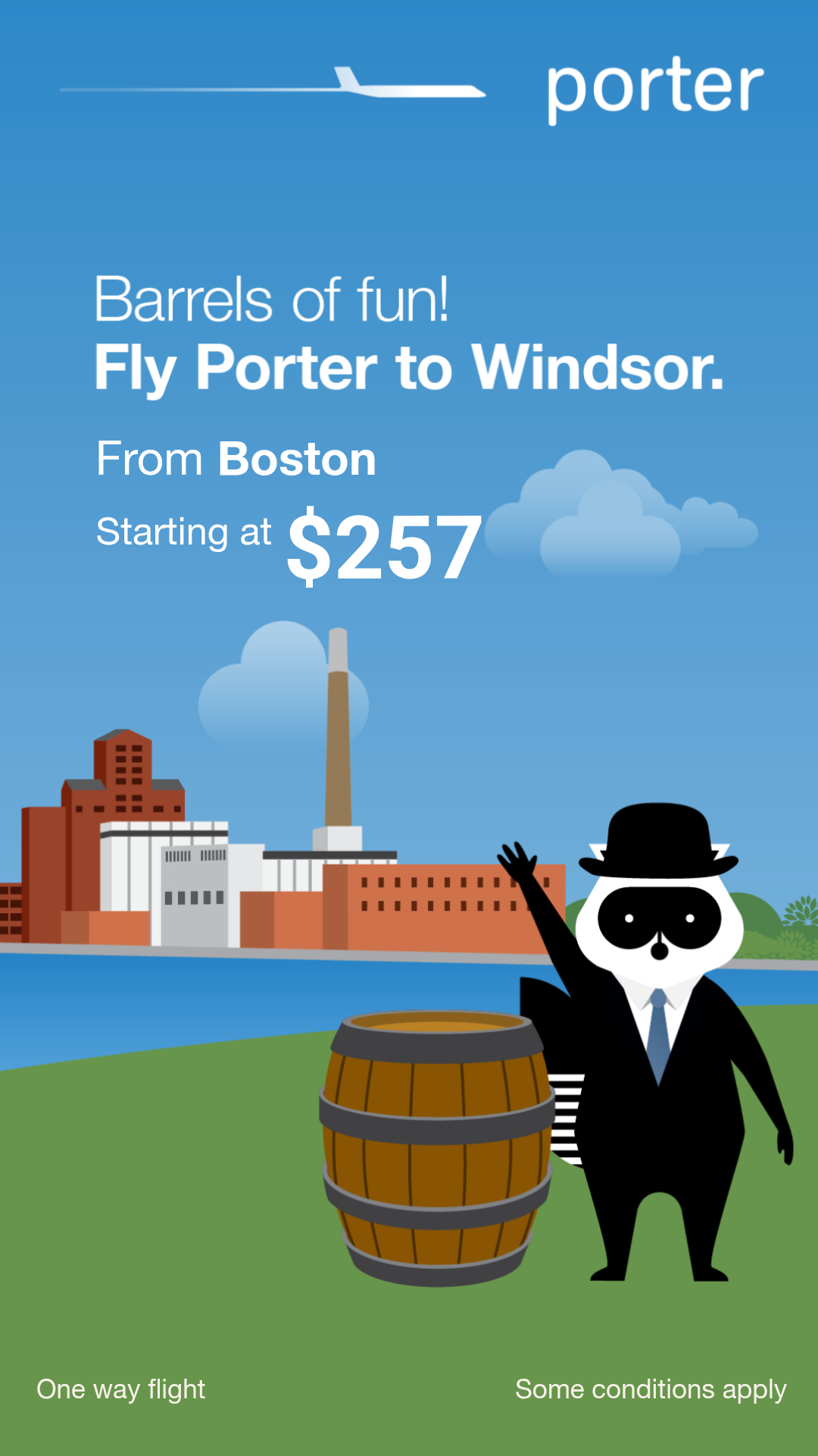 Porter Airlines creative