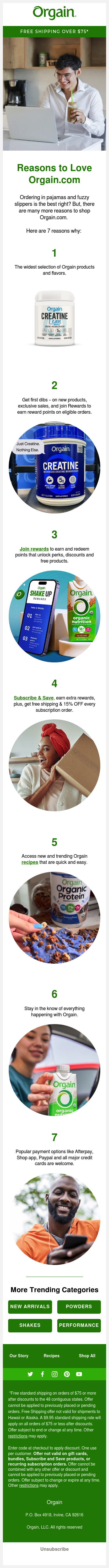 Orgain: So, why shop online?