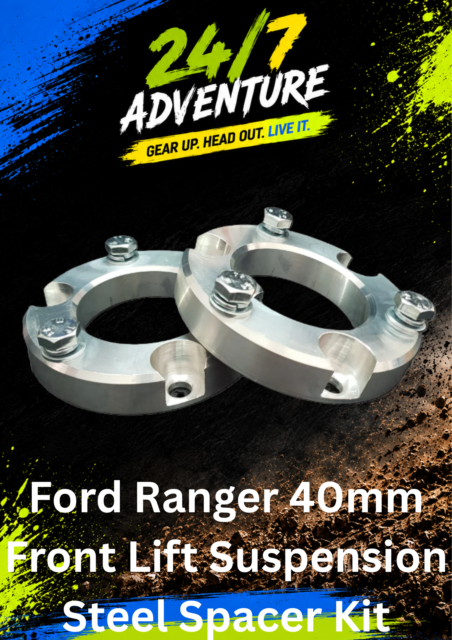 Ford Ranger 40mm Front Lift Suspension Spacer Kit