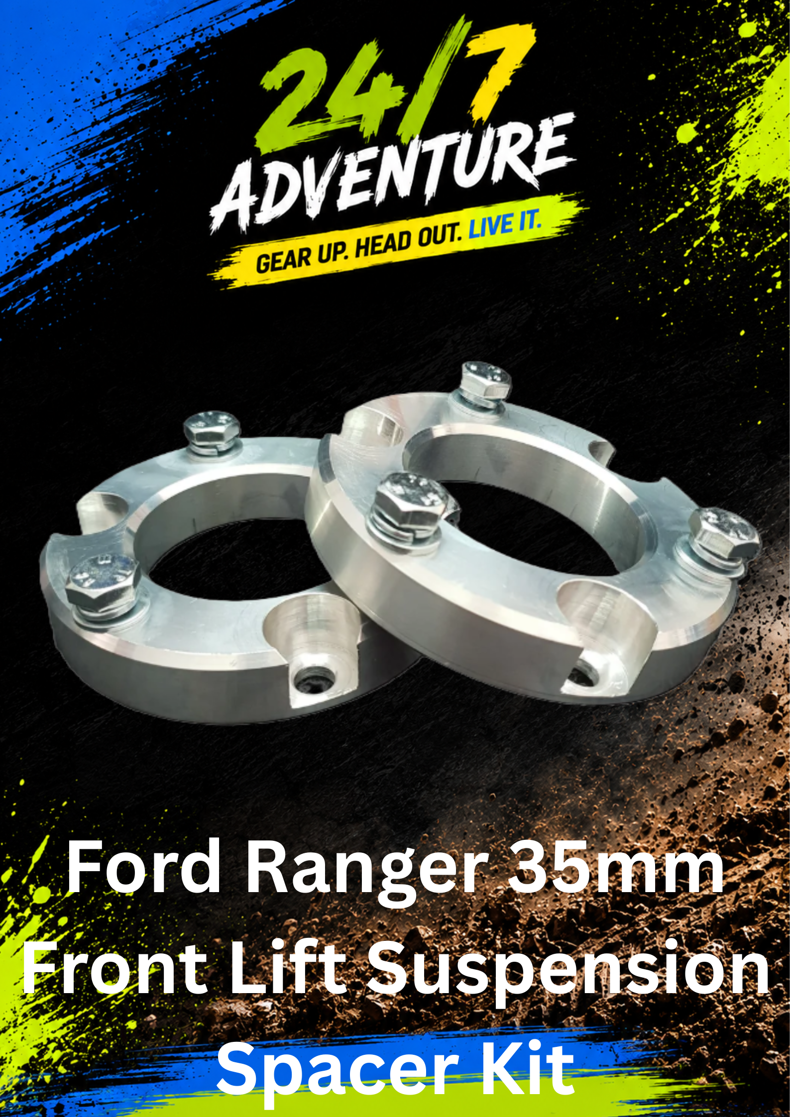 Ford Ranger 35mm Front Lift Suspension Spacer Kit