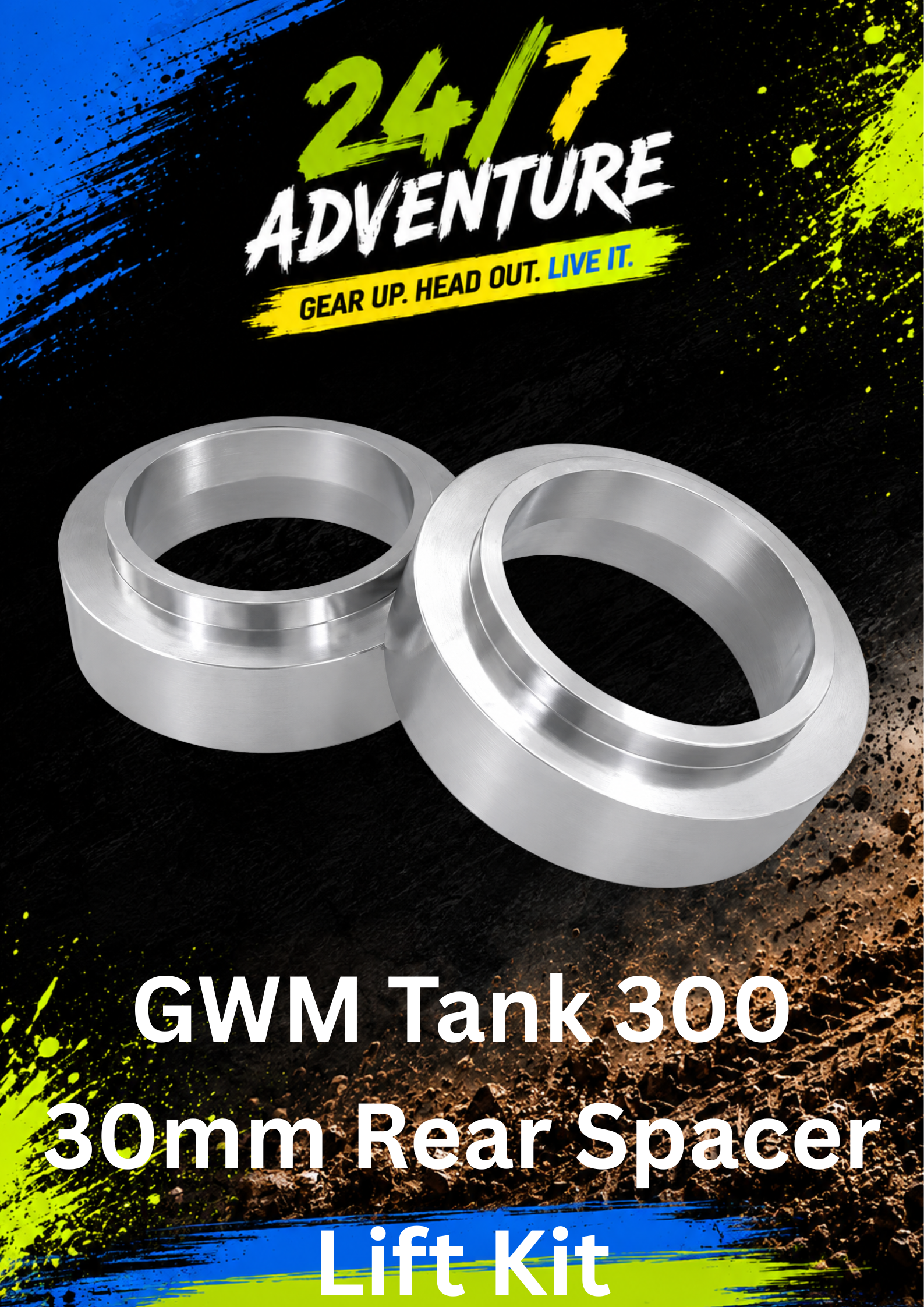 GWM Tank 300 30mm Rear Spacer Lift Kit