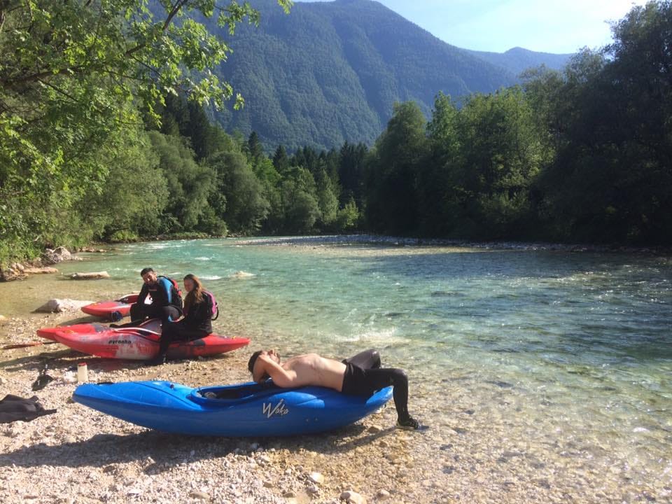 Program intensiv de caiac whitewater pe râul Soca – Slovenia