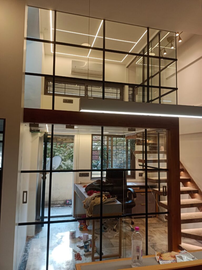 ‘Less is more’ :  an Office interior for an investment firm at Oshiwara, Mumbai.