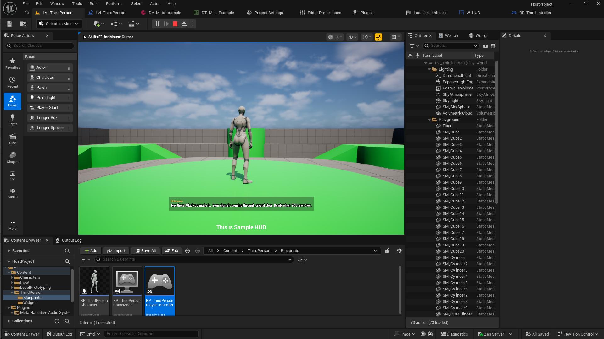 Runtime Subtitle Display on HUD