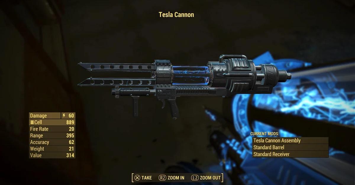 Fallout 4 Clip Highlights the Massive Power of the Tesla Cannon