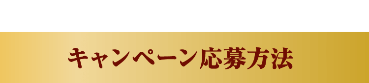 キャンペーン応募方法