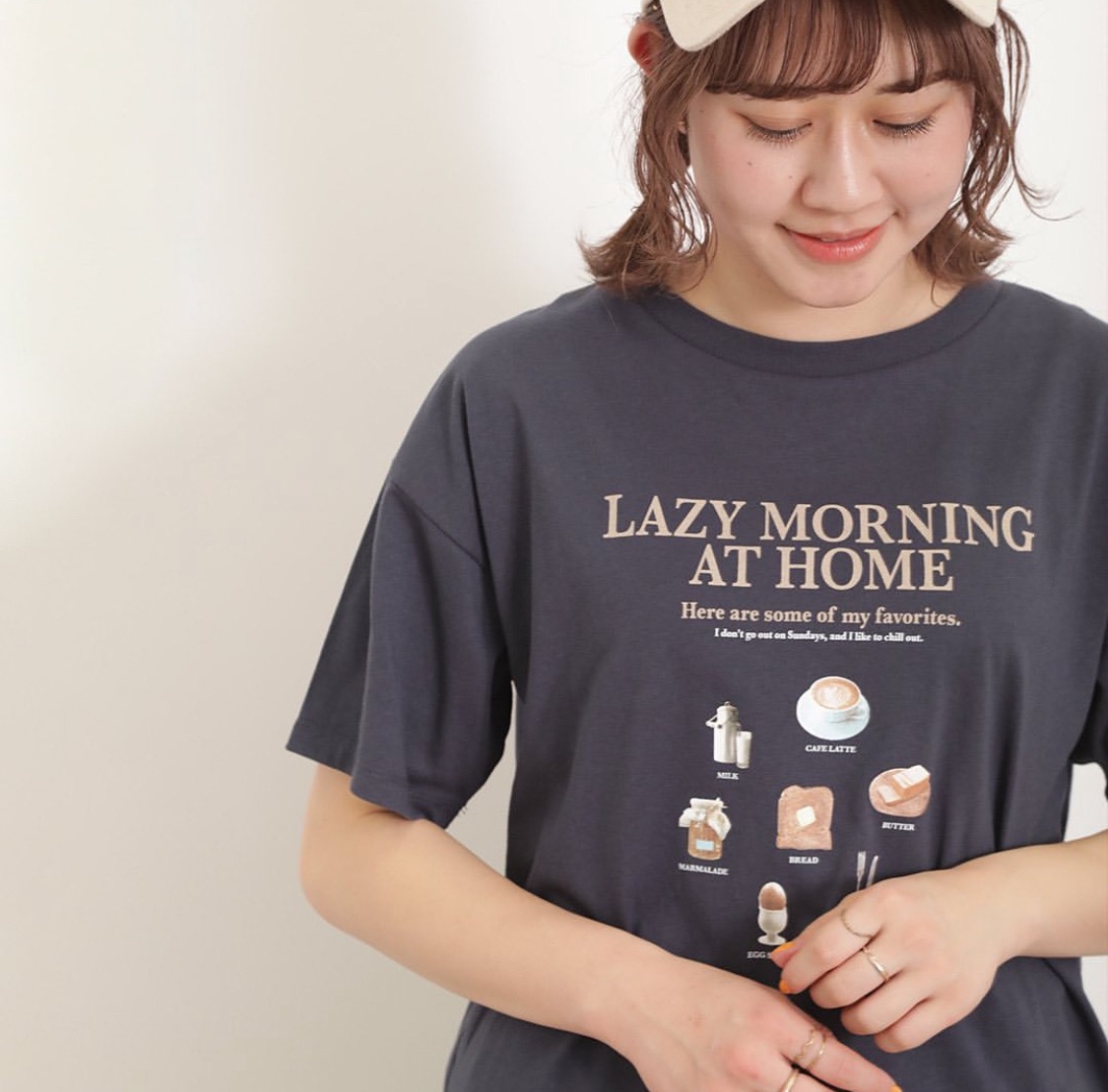 おやすみの日は、お気に入りを詰め込んだTシャツと過ごしたい】