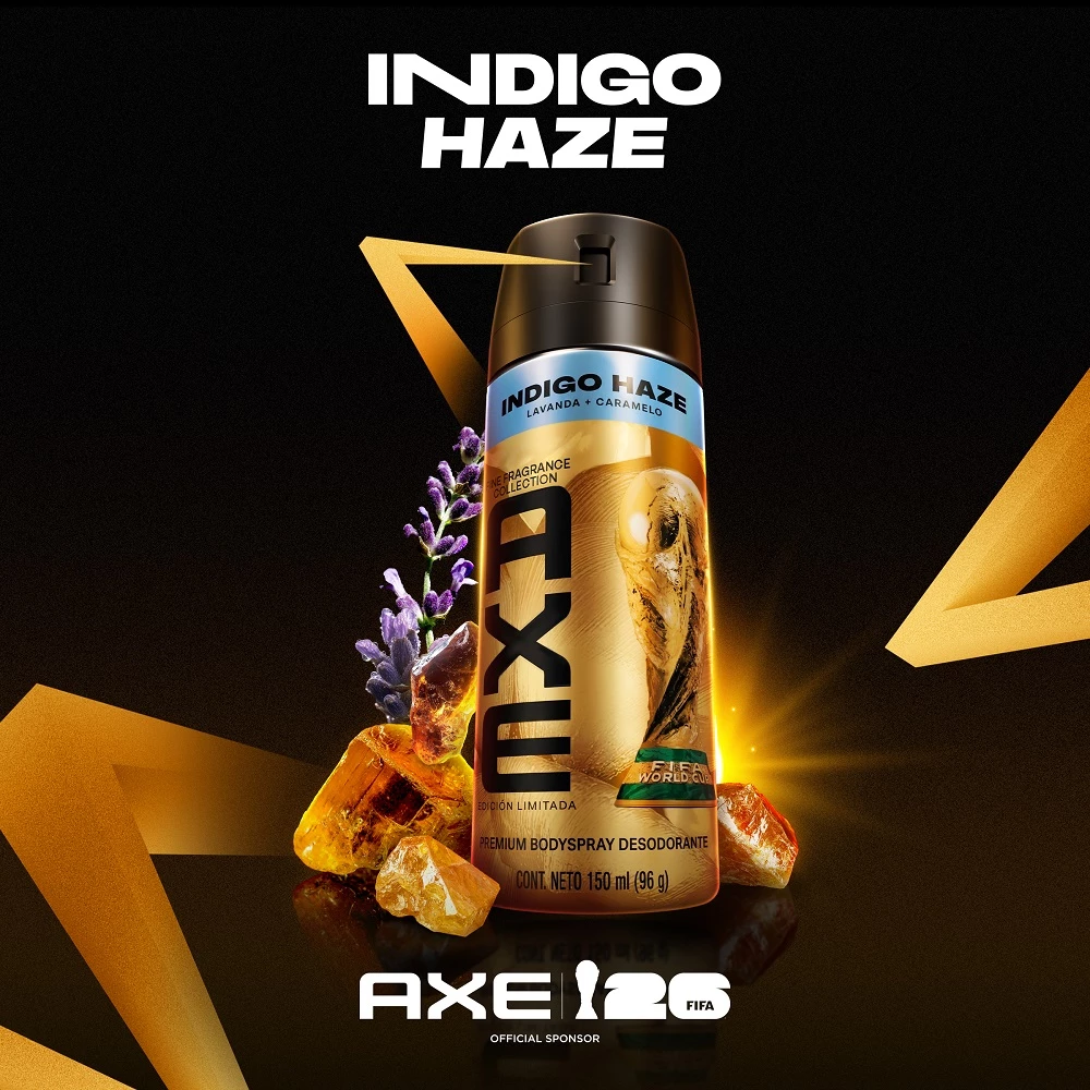 Xịt Nước Hoa Ngăn Mùi Axe Phiên Bản Giới Hạn FIFA World Cup 2026 Hương Indigo Haze 150ml