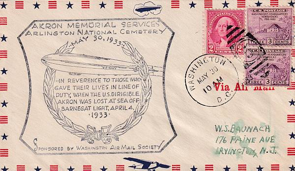 Zeppelinpost | Vereinigte Staaten von Amerika USA