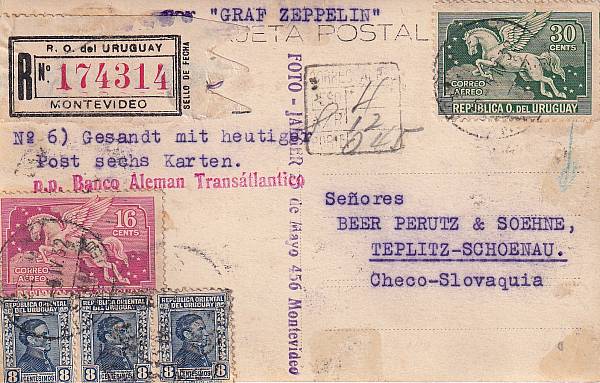 Zeppelinpost | LZ 127 (Graf Zeppelin) 1932