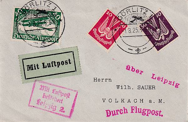 Flugpost Deutschland vor 1945 | Einzelbelege