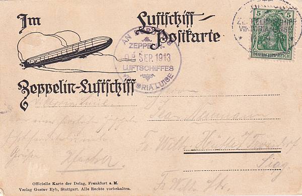 Zeppelinpost | LZ  11 (Vikoria Luise)