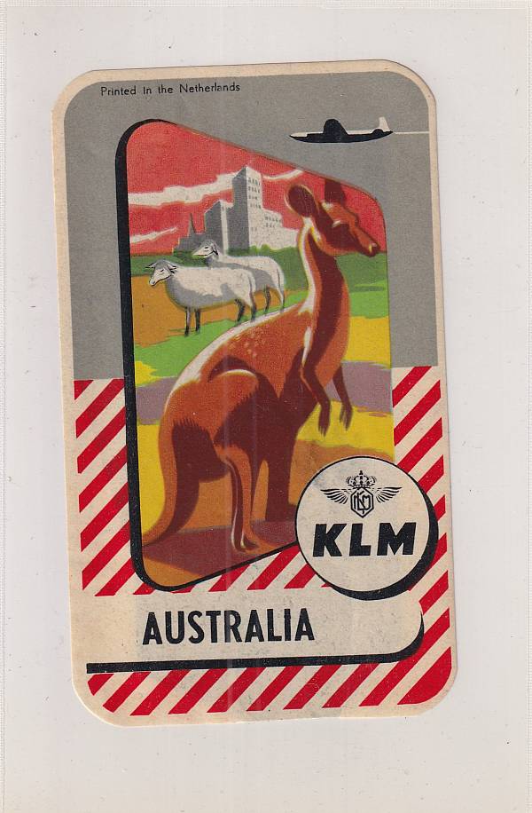 Flugpost einzelner Airlines | KLM Royal Dutch