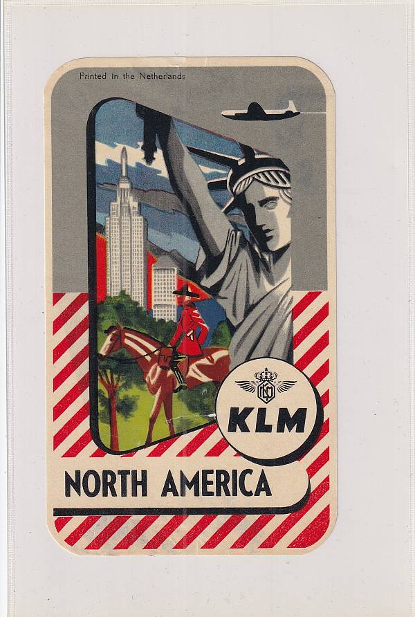 Flugpost einzelner Airlines | KLM Royal Dutch