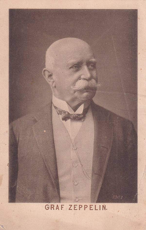 Zeppelinpost: Ansichtskarten | Persönlichkeiten