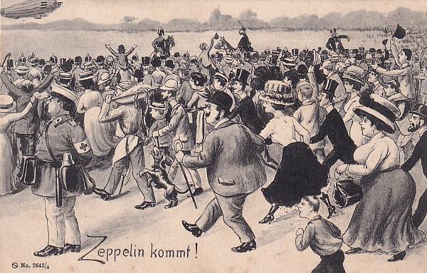 Zeppelinpost: Ansichtskarten | Ansichtskarten - Glückwunsch, Jux, Kitsch, Neujahr etc.